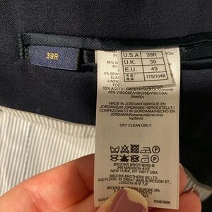 Brooks Brothers Regent Fit Navy Suit Set